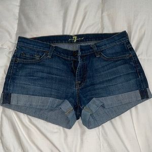 7 For All Mankind Jean Shorts